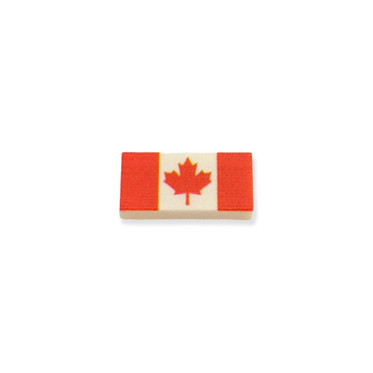 Bedruckte Fliese 1x2 - Kanadische Flagge