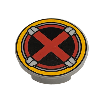 LEGO Tile Round 2x2 - X-Men Logo